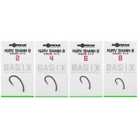 Korda háčky Basix Kurv Shank B vel.8 barbless