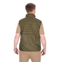 Fox vesta Olive quilted 100 Gilet vel. M