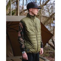 Fox vesta Olive quilted 100 Gilet vel. L