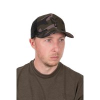 Fox kšiltovka Black/Camo Trucker Cap