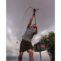 Spomb ujímaný šokový návazec Tapered Braided Leaders 3x10m 50-20lb black