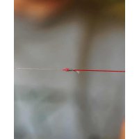 Spomb ujímaný šokový návazec Tapered Braided Leaders 3x10m 50-20lb red