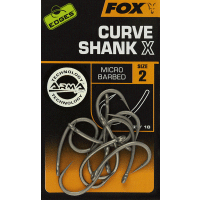 Fox háčky Edges Curve Shank X Hooks vel. 1, 10ks Micro Barbed