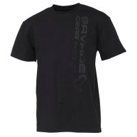 Savage Gear triko Vertical Logo Tee Black