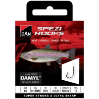 DAM hotový návazec Spezi Trout háček vel. 14, vlasec 0,12mm/1,2kg/180cm 10ks