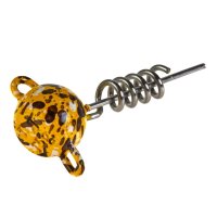 Lucky John jigová hlavička BBS Wobbling Flexhead Pike yellow 15g 2ks