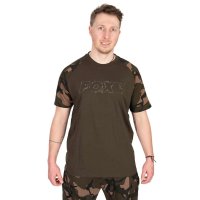 Fox triko Khaki/Camo Outline T-Shirt vel.M