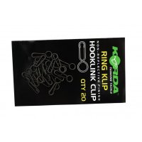 Korda rychlovýměnné klipy Ring Klips 20 ks