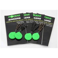Korda těžítka na návazce Sinker Hooklink Weight Large Weedy Green