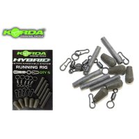 Korda průběžná montáž RUNNING RIG, 5ks