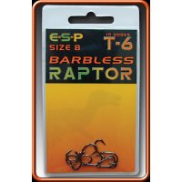 ESP háčky bez protihrotu Raptor T6 Barbless vel. 7