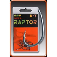 ESP háčky Raptor D7, vel. 4, 10 ks