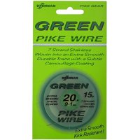 Drennan ocelové lanko Green Pike Wire 24lb