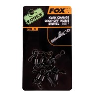 Fox Edges Kwik Change Inline Swivels Size 7 x8