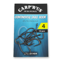 Carp´R´Us háčky Continetal Snag Hook č.4 10ks