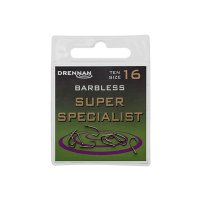 Drennan háčky bez protihrotu Super Specialist Barbless vel. 20