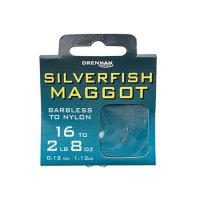 Drennan návazce Silverfish Maggot Barbless vel. 16 / 2lb