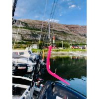LK Baits Tengeri előke 12/0 14cm Lumino Dark Red