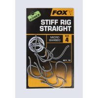 Fox háčky bez protihrotu Edges Stiff Rig Straight Barbless vel. 8