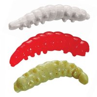 Berkley vosí larvy PowerBait Power Honey Worm 2,5cm česnek oranžová 25ks