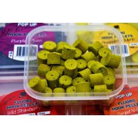 LK Baits Fluoro POP-UP Hook Pellets Green Banana 150ml, 12mm