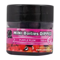 LK Baits Mini Boilies in Dip Purple Plum 12mm 150 ml