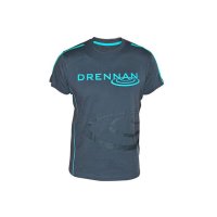 Drennan triko T-Shirt Grey/Aqua vel. L