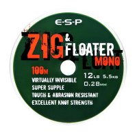 ESP Zig&Floater Mono 100m 12lb 0,28mm 5,5kg
