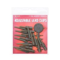 ESP závěsky Adjustable Lead Clip Kits-Weedy Green