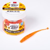 Lucky John gumové nástrahy Spanky Worm 3,2" 10ks - barva 036
