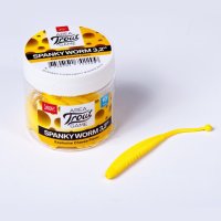 Lucky John gumové nástrahy Spanky Worm 3,2" 10ks - barva 101