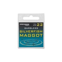 Drennan háčky bez protihrotu Silverfish Maggot Barbless vel. 18
