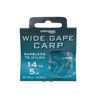Przypony Drennan Wide Gape Carp bez zadziorów, rozmiar 12 / 6lb