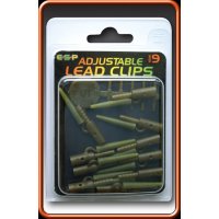 ESP závěsky Adjustable Lead Clip Kits Camo Brown