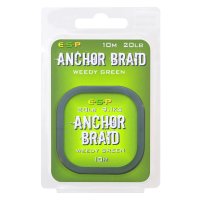 ESP návazcová šňůrka Anchor Braid Weedy Green 20lb, 10 m