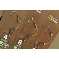 Korda návazec Hinge Rig Choody Barbless 4 Mouth Trap 22lb IQ Fluorocarbon 25lb