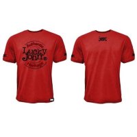 Lucky John triko T-Shirt Red vel. M
