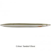Savage Gear pilker Line Thru Sandeel 125mm 19g 02-Sandeel Ghost