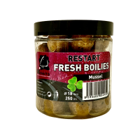 LK Baits Fresh Boilies Restart Mussel 14mm 150ml