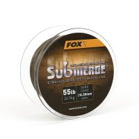 Fox pletená šňůra na naviják Submerge Sinking Braided MaInline 0,16mm 25lb 600m

