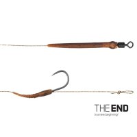 Delphin návazec THE END Skin RIG / 2ks 20cm/25lbs/#4