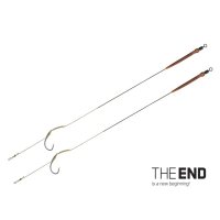 Delphin návazec THE END Skin RIG / 2ks 20cm/25lbs/#6