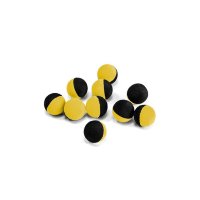Delphin pěnové boilies THE END ZIG RIG černo-žluté / 10ks 12mm