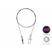 Delphin wolfrámové lanko BOMB! s obratl. a karabinou 2ks/20cm/5kg