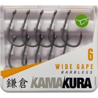 Korda háčky Kamakura Wide Gape Barbless size 8